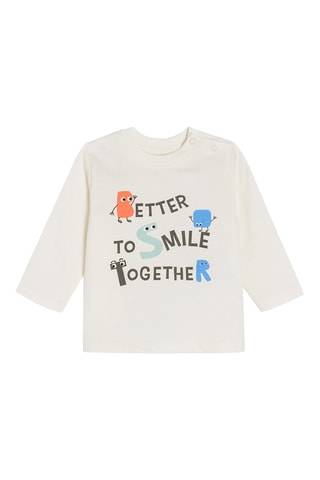 T-shirt et jogging - Blanc et anthracite