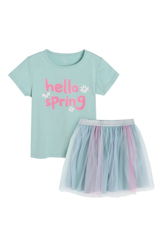 T-shirt et jupe Ciel