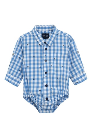 Body-chemise et pantalon - Bleu