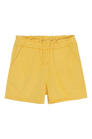 T-shirt et short - Moutarde et blanc
