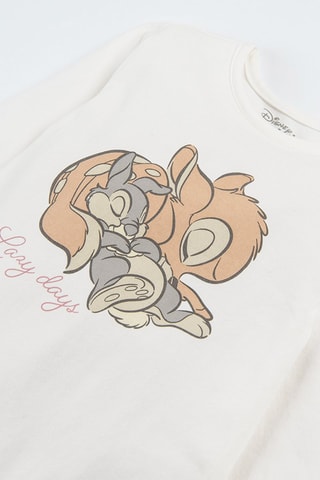 Body et pantalon Barby – Blanc et rose