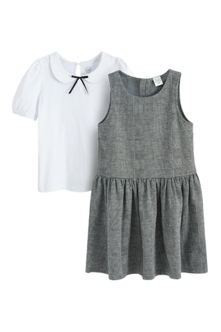 Blouse et robe - Blanc et noir