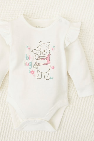 Ensemble 3 pièces Winnie l'Ourson et Porcinet Winnie l'Ourson Disney - Rose et blanc