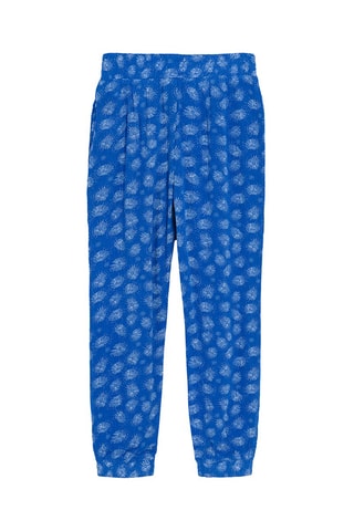 T-shirt et pantalon Blanc et bleu électrique