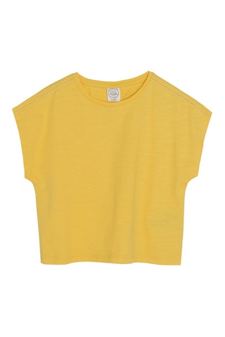 T-shirt et jupe Jaune et blanc