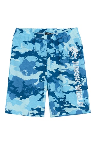 T-shirt et short Jurassic World - Blanc et bleu marine