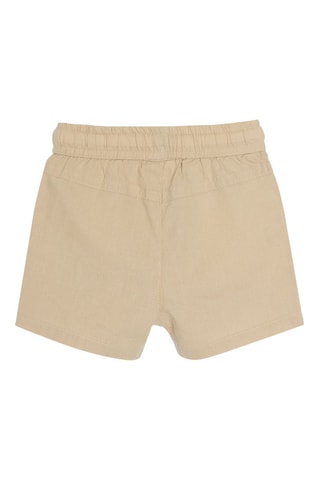 Chemise et short Camel et blanc