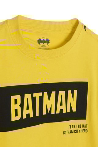 T-shirt et short Batman La Ligue des Justiciers DC Comics Jaune et noir