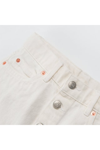 Jupe en jean Blanc