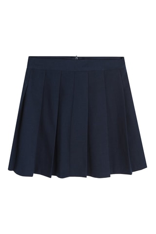 Jupe plissée Bleu marine