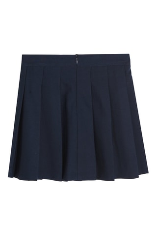 Jupe plissée Bleu marine