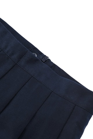 Jupe plissée Bleu marine