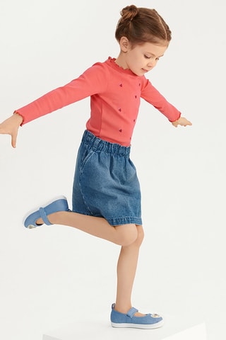 Jupe en jean Bleu