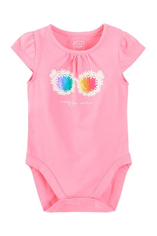 Body et short Rose et bleu clair