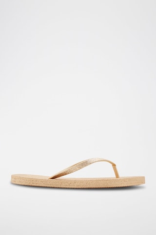 Slippers Aloomba - Goudkleurig