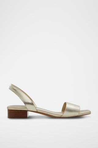 Schapenleren Avarca Sandalen Dorenna - Goudkleurig