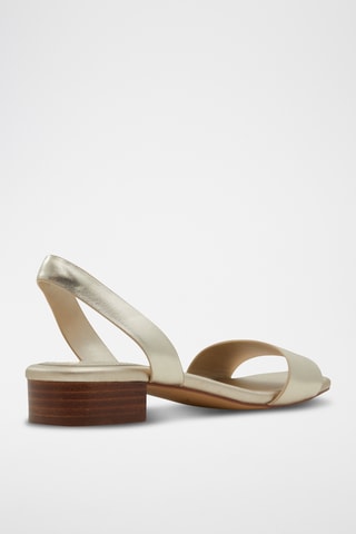 Schapenleren Avarca Sandalen Dorenna - Goudkleurig