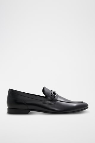 Leren Mocassins Marinho - Zwart