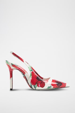 Gelakte Pumps Lovebloom - Wit