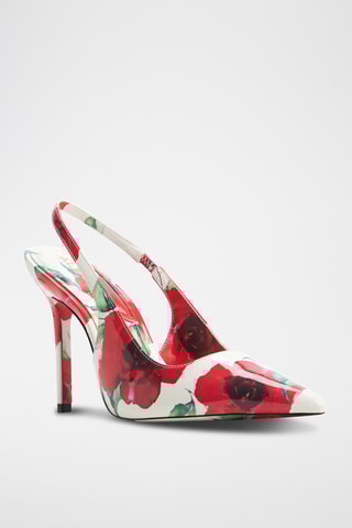 Gelakte Pumps Lovebloom - Wit