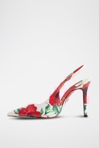 Gelakte Pumps Lovebloom - Wit