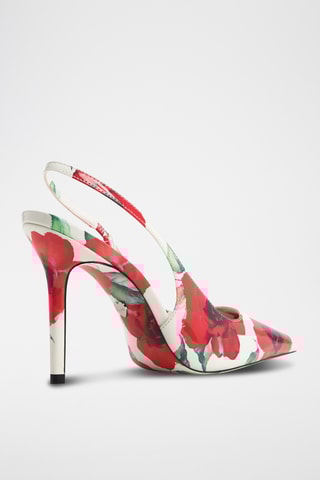Gelakte Pumps Lovebloom - Wit