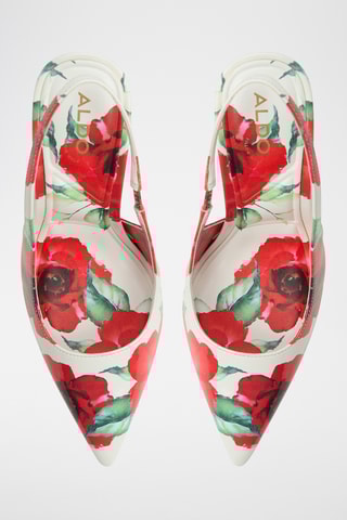 Gelakte Pumps Lovebloom - Wit