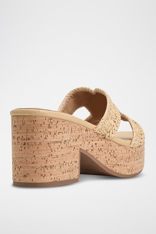 Muiltjes met Hak Halerria - Beige
