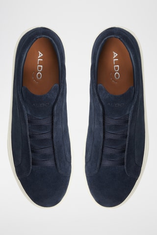 Nubuck Sneakers Abbott - Marineblauw