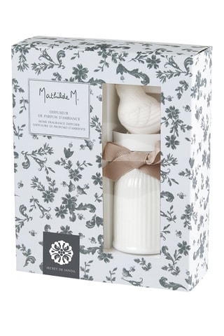 Diffuseur de parfum d'ambiance en céramique Bel Oiseau - Secret de Santal - 100 ml