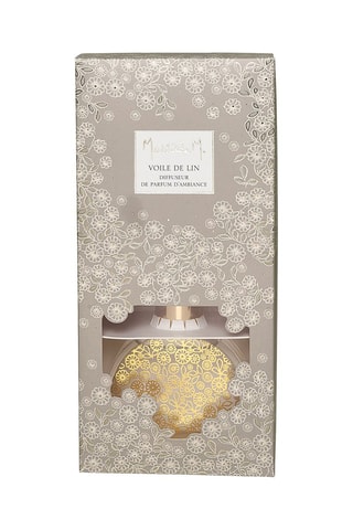 Diffuseur de parfum d'ambiance De Fleurs et d'Or - Voile de Lin - 150 ml