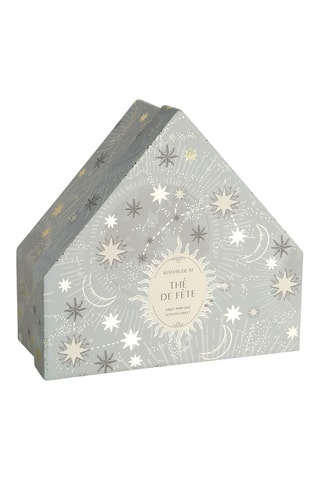 Crèche de Noël parfumée Thé de fête - Gris - 6,3 x 5,7 x 7,5 cm
