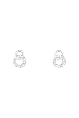 Oorbellen Maddie Witgoud en Diamanten