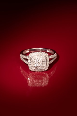Verlovingsring Newcastle Witgoud en Diamanten