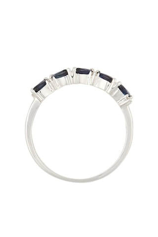Ring Sila Witgoud, Saffieren en Diamanten