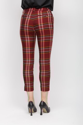 Rechte Broek Bordeauxrood