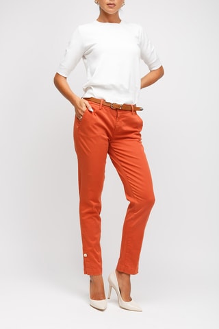 Chino regular fit - Oranje