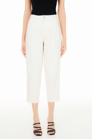Driekwart Broek - Wit