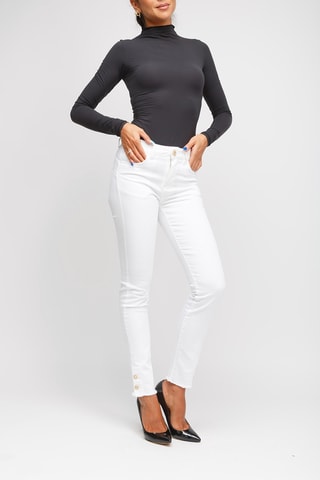 Jeans Hoge Taille - Wit