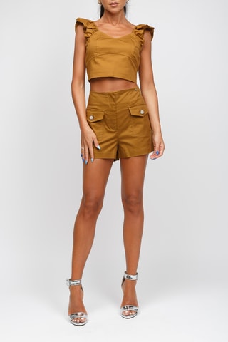Crop Top - Camel