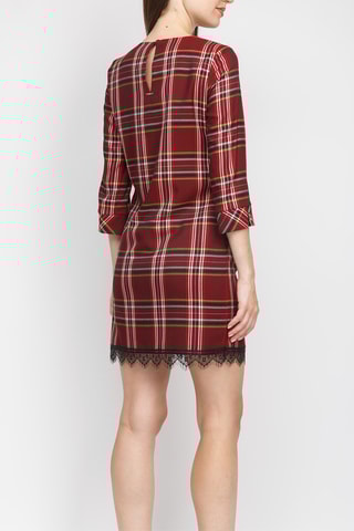 Jurk Bordeauxrood