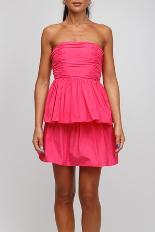 Strapless Jurk - Roze