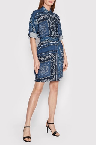 Blouse-jurk - Nachtblauw