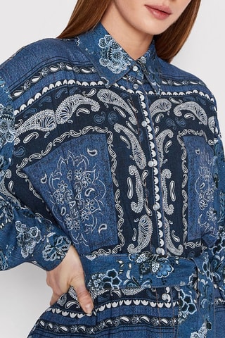 Blouse-jurk - Nachtblauw