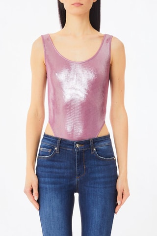 Stringbodysuit - Roze