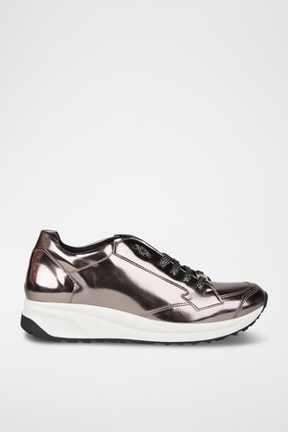 Wedge Sneakers - Metallic