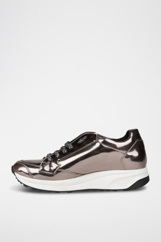 Wedge Sneakers - Metallic
