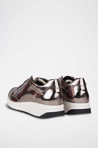 Wedge Sneakers - Metallic