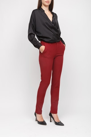 Chino regular fit - Rood