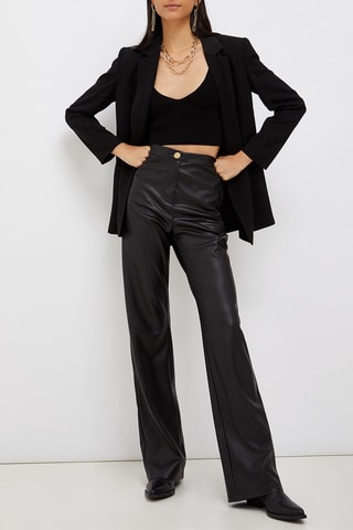 Crop Top - Zwart